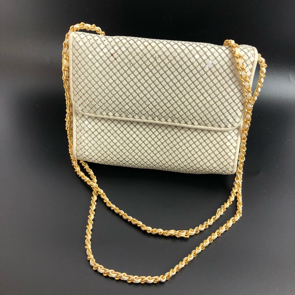 Whiting and Davis Mesh Purse Evening Shoulder Bag - Picture 1 of 15